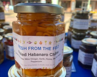 Habaneros en escabeche