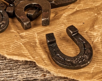 hand-forged horseshoe | mini horseshoe | Lucky charm