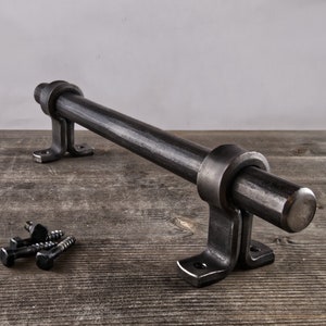 Hand-forged door handle | barn door handle | barn door handle | door pull | push handle