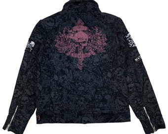 Mad Punks Leopard Hoodie Seditionaries Zipper Jacket