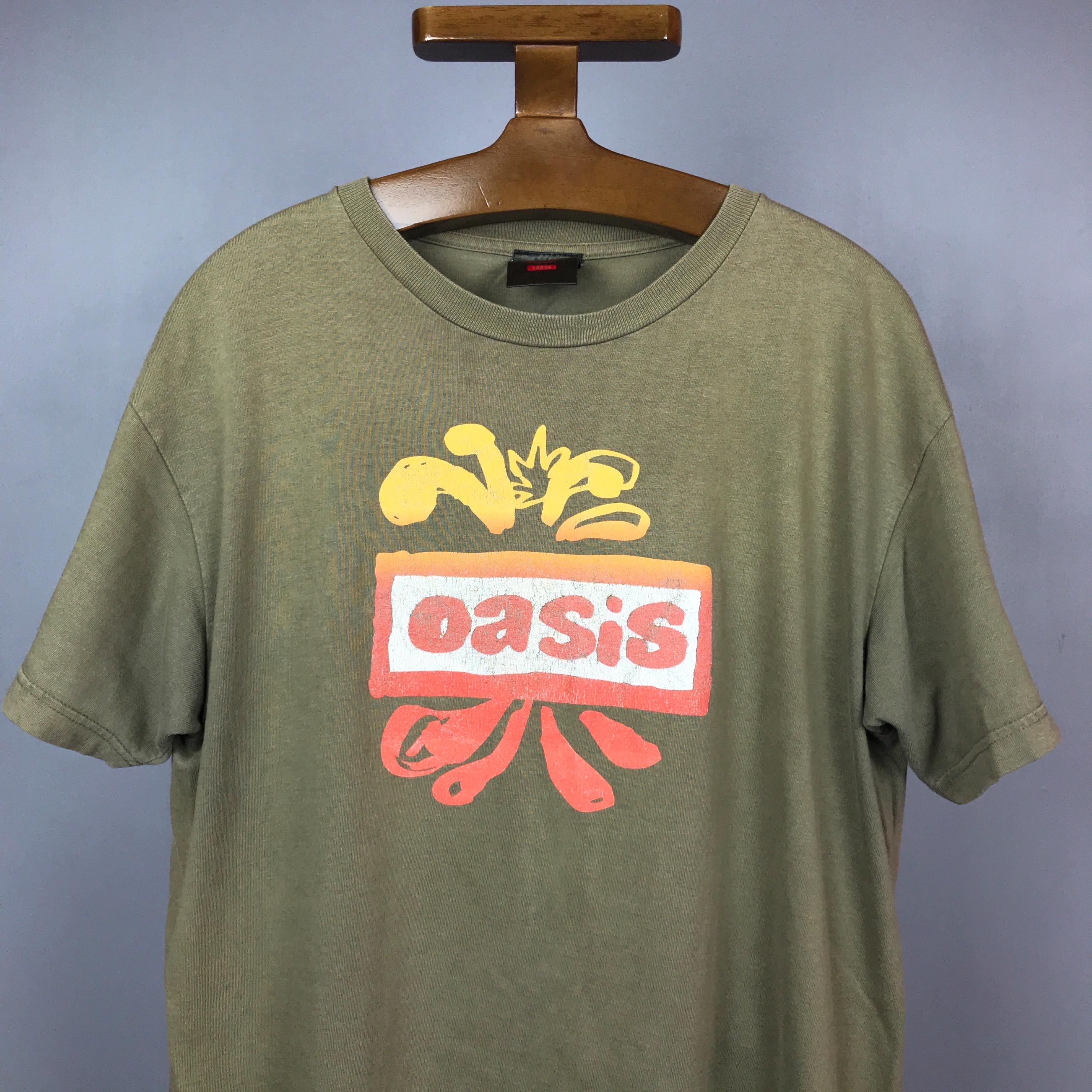 入手困難】オアシス oasis Tシャツ 2000年ライブTシャツ - メルカリ