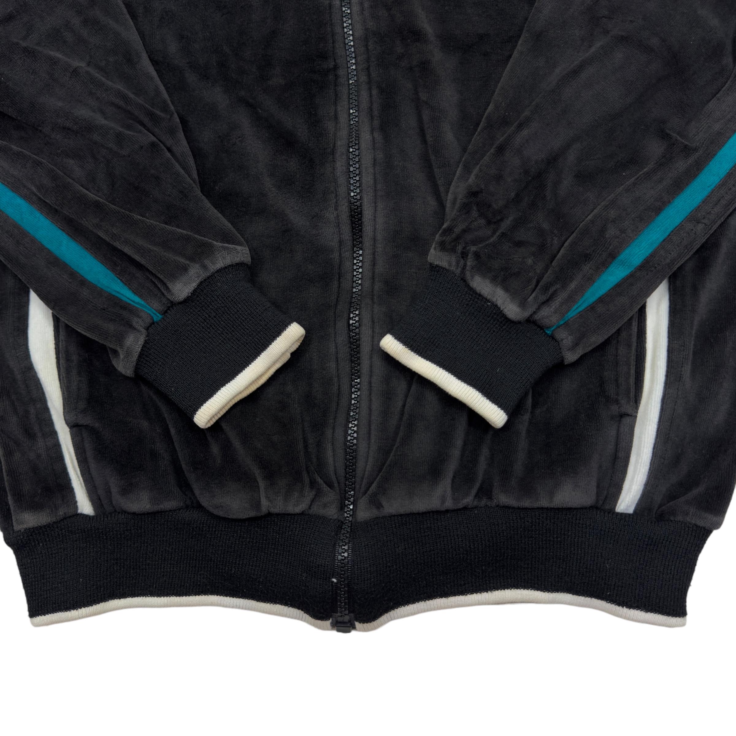 トップス vintage Cristian Dior track jkt ez Vintage Christian Dior Mens Medium Track Jacket Blue / Gray
