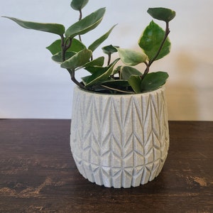 3D Gedruckter moderner geometrischer Blumentopf