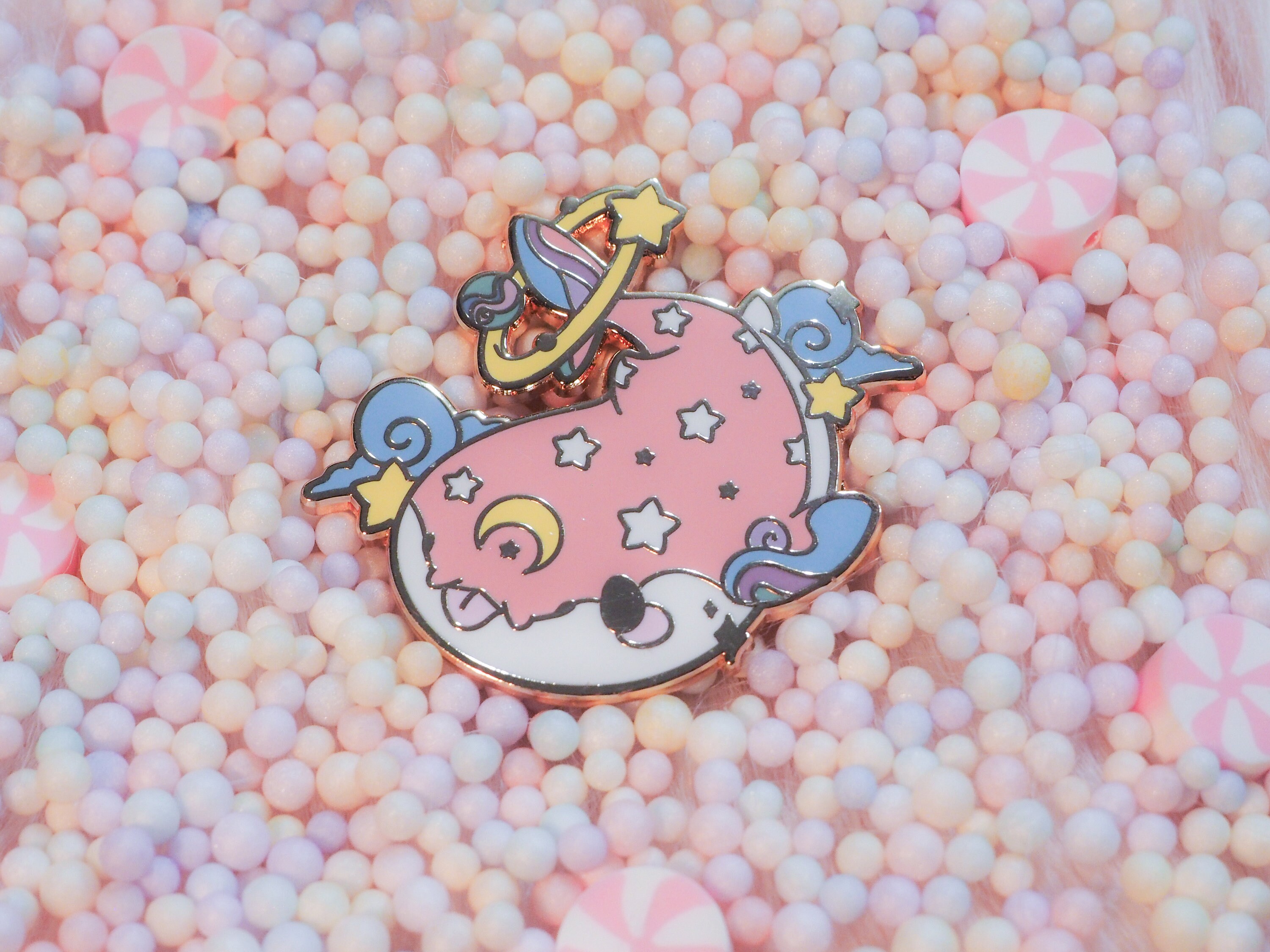 Pink Whale Shark Enamel Pin