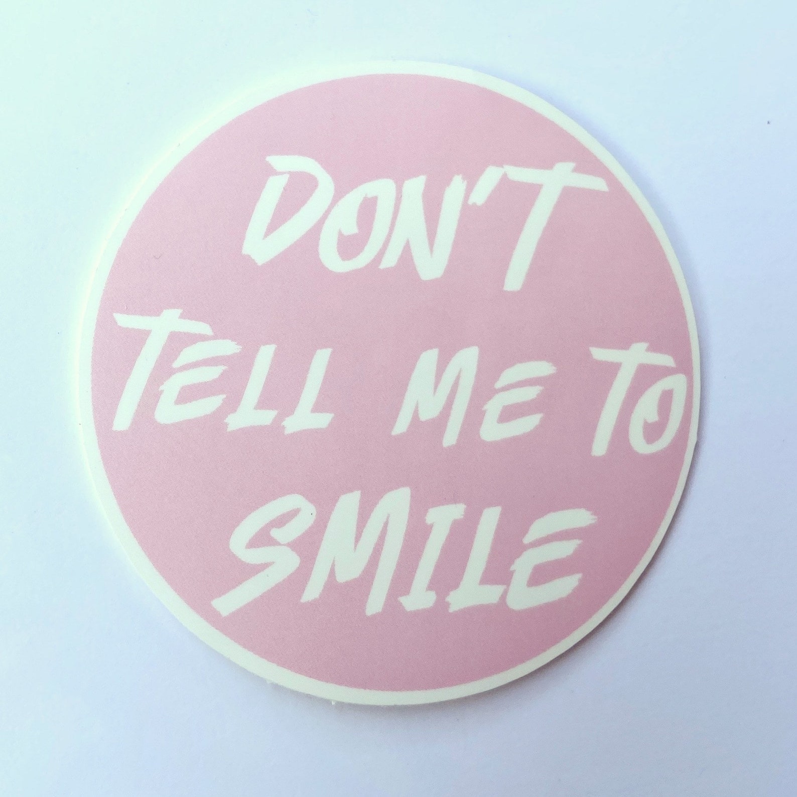 Weatherproof Vinyl Circle Stickers Etsy