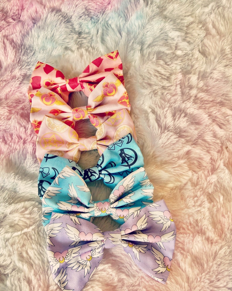 Sailor Moon Inspired Hair Bows