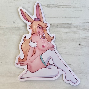 NSFW Bunny Rosalina Vinyl Sticker