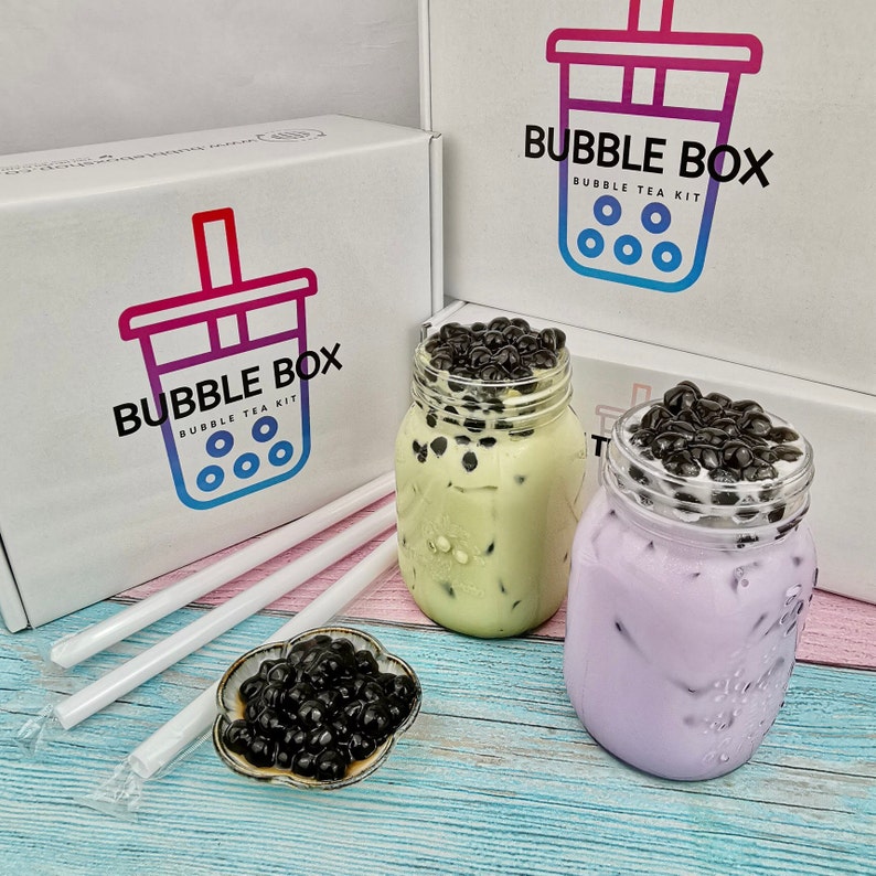 Bubble Tea Home DIY Kit by Bubble Box milk Tea Set Etsy Canada