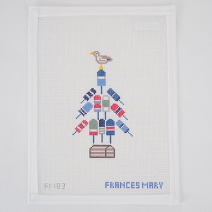 PREORDER: Buoy Christmas Tree Needlepoint Canvas