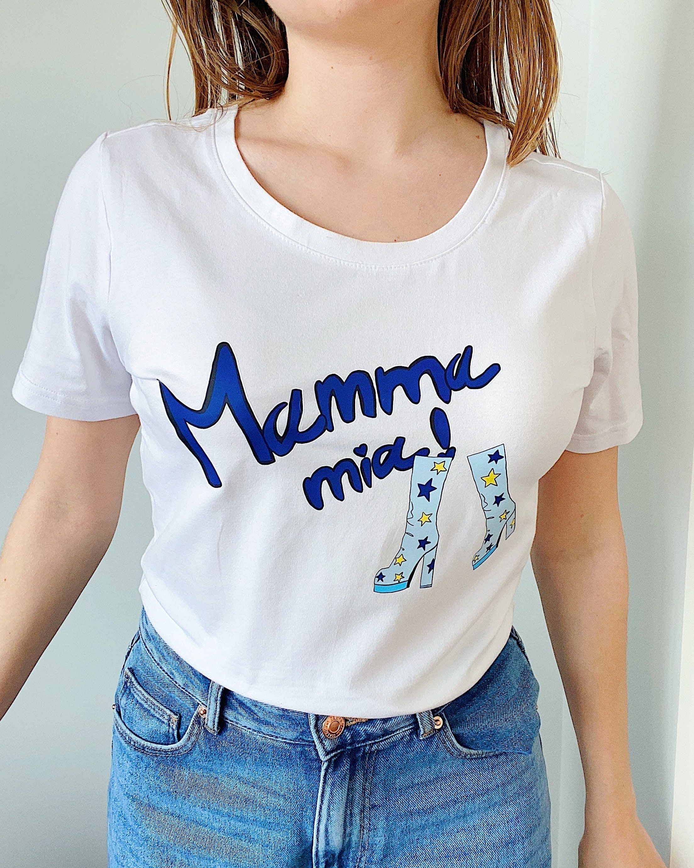 Mamma Mia Shirt I Again on the Back Donna and the -