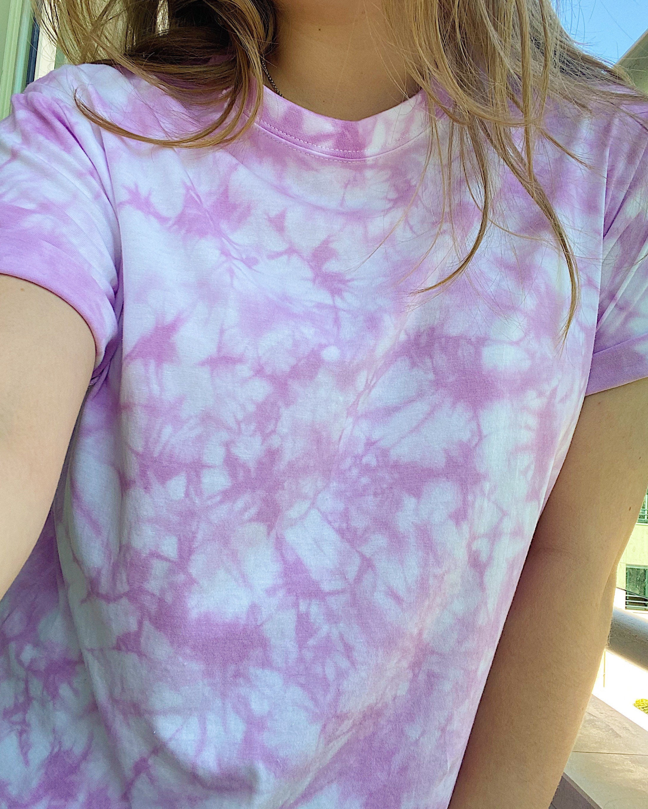 pastel tie dye long sleeve shirt