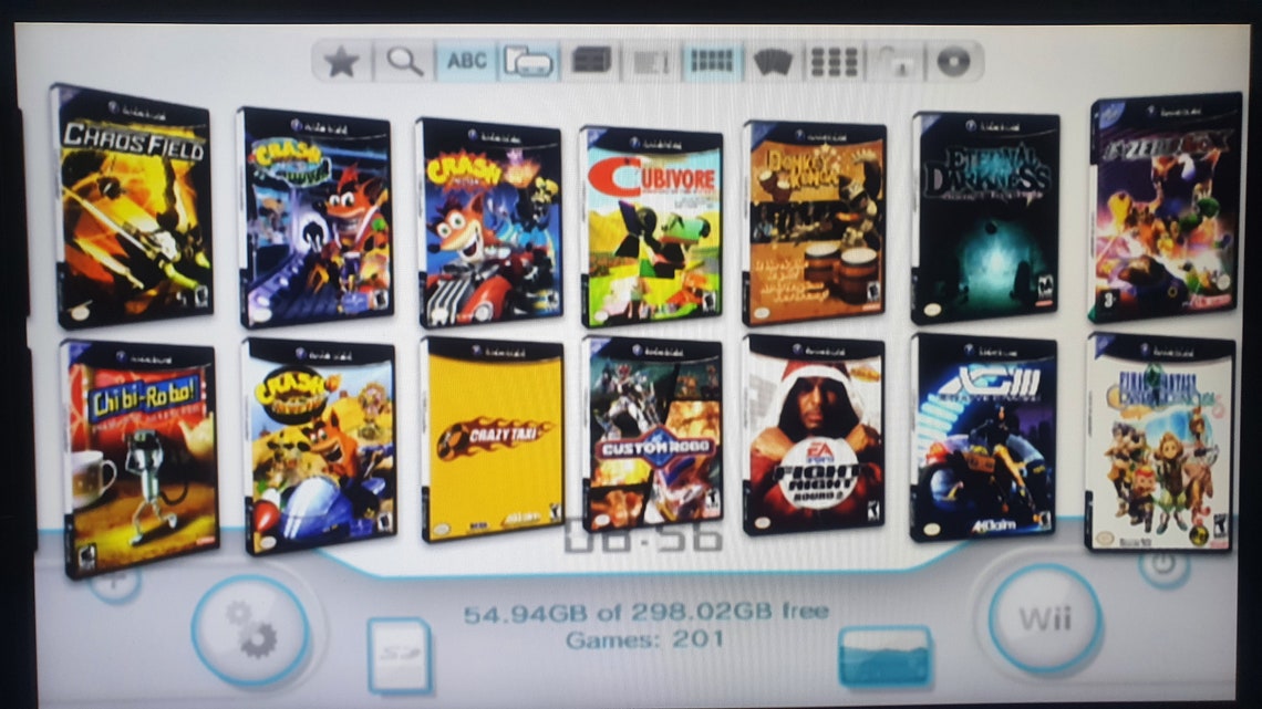 HDD with 400 Gamecube Games for Nintendo Wii Etsy