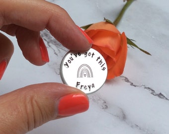 Personalised You’ve Got This Token, Pocket Token, Affirmation, you can do this token, pocket hug