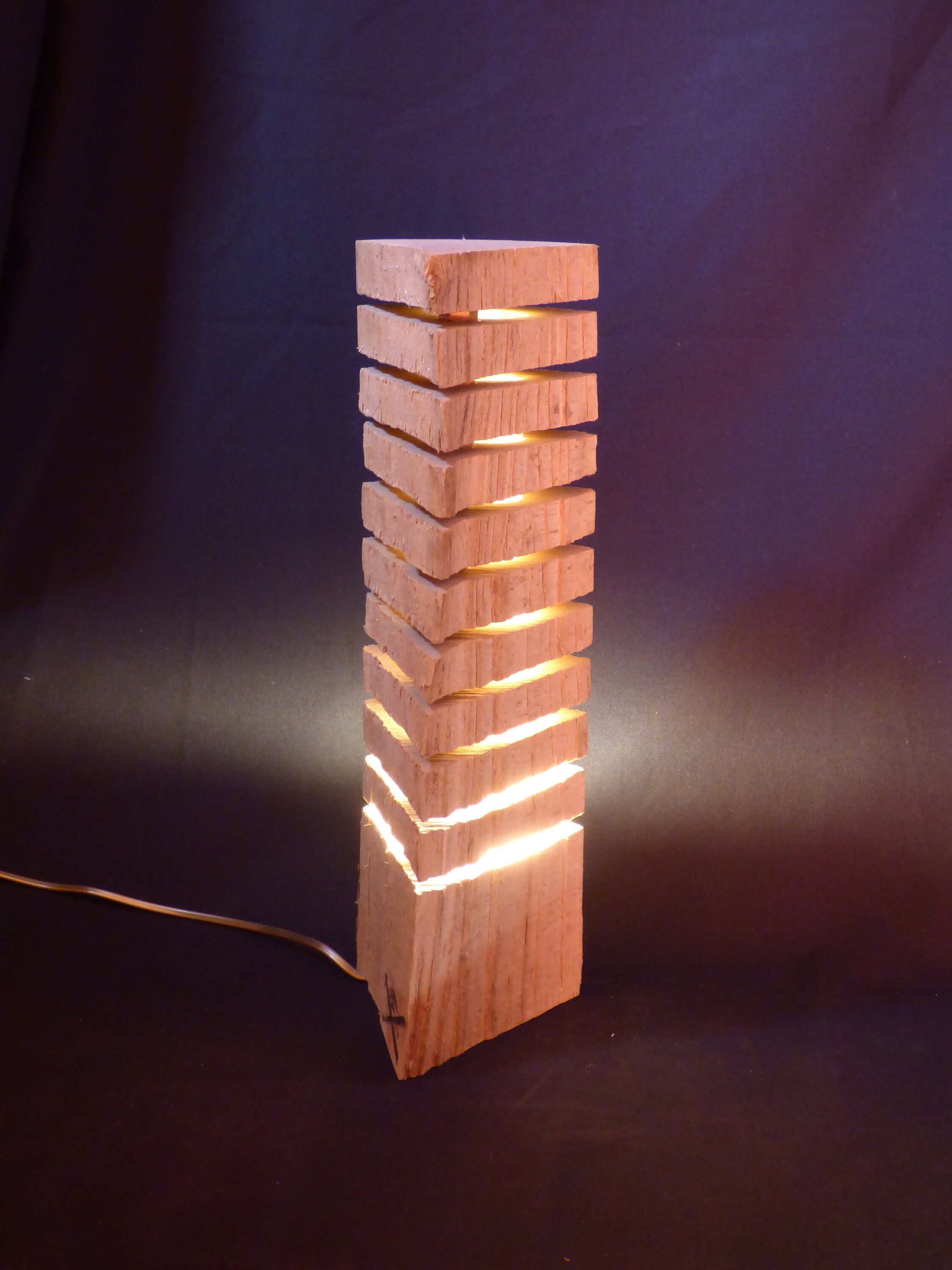 Light Slices Lamp Solid Wood Beech Log LED Etsy