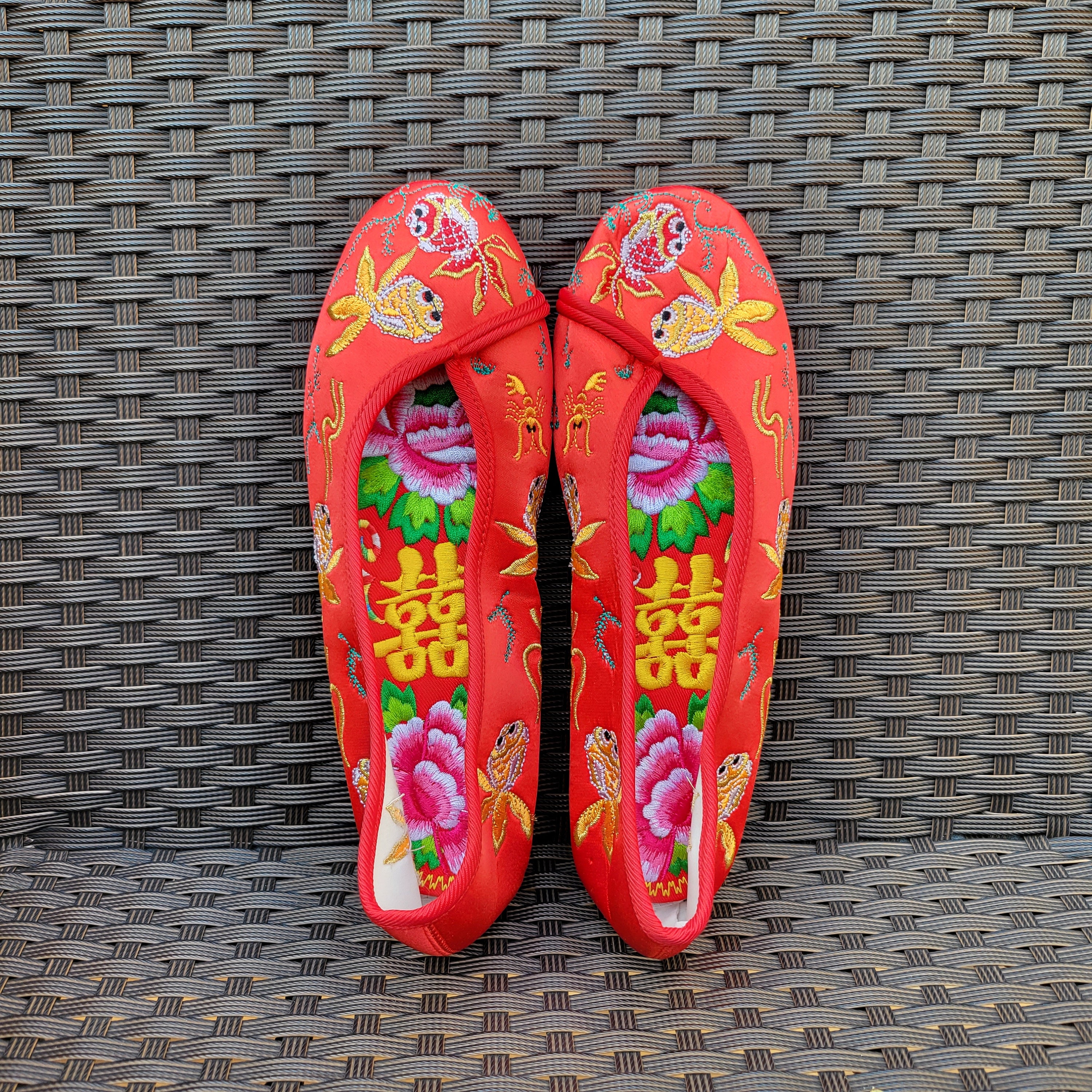 Red Cheongsam Red 2 Inch Heels For Plus Size Chinese Weddings A02259L From  Wedsw96, $31.18 | DHgate.Com