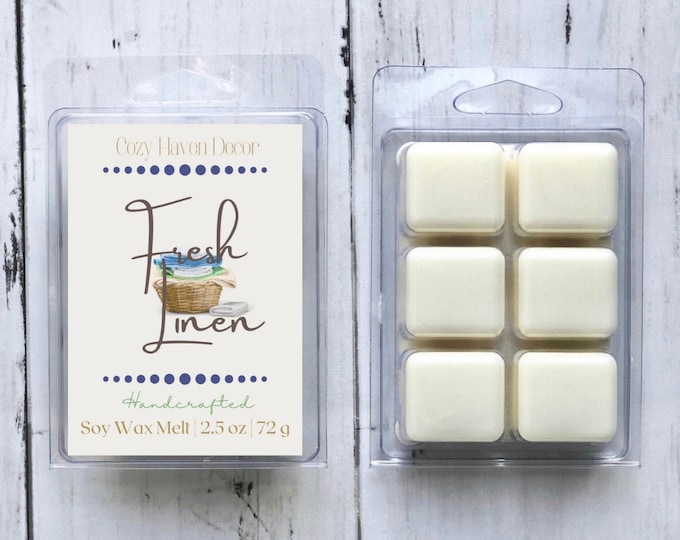Fresh Linen | Soy Wax Melts | 2.5 oz