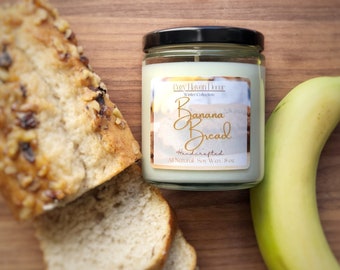 Banana Bread | Soy Wax Candle | 8 oz