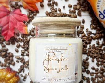 Pumpkin Spice Latte | Soy Wax Candle | Double Wick 22 oz
