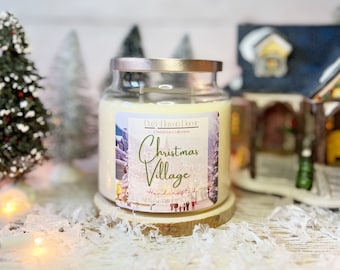 Christmas Village | Soy Wax Candle | Double Wick | 22 oz