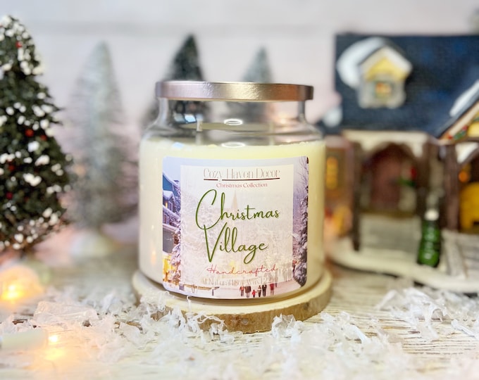 Christmas Village | Soy Wax Candle | Double Wick | 22 oz