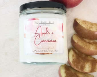 Apple Cinnamon | Soy Wax Candle | 8 oz