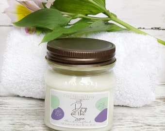 Day at the Spa | Mason Jar | Soy Candle | 8 oz