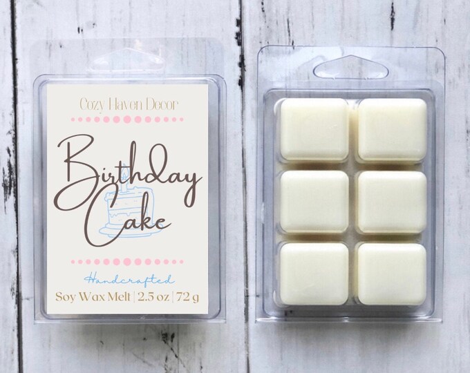 Birthday Cake | Soy Wax Melts | 2.5 oz