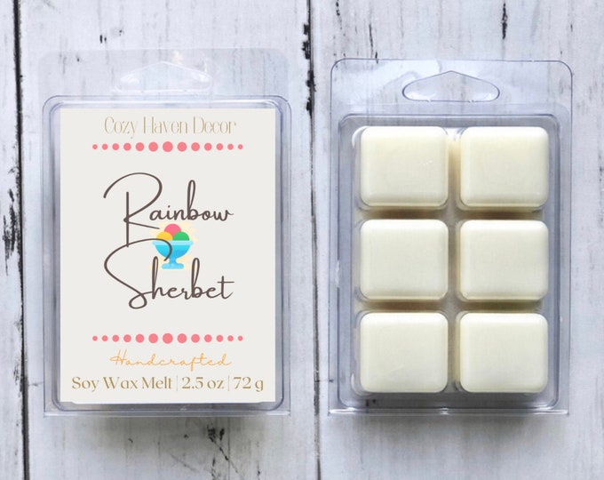 Rainbow Sherbet | Soy Wax Melts | 2.5 oz