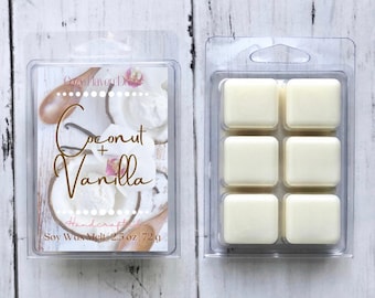 Coconut + Vanilla | Soy Wax Melts | 2.5 oz