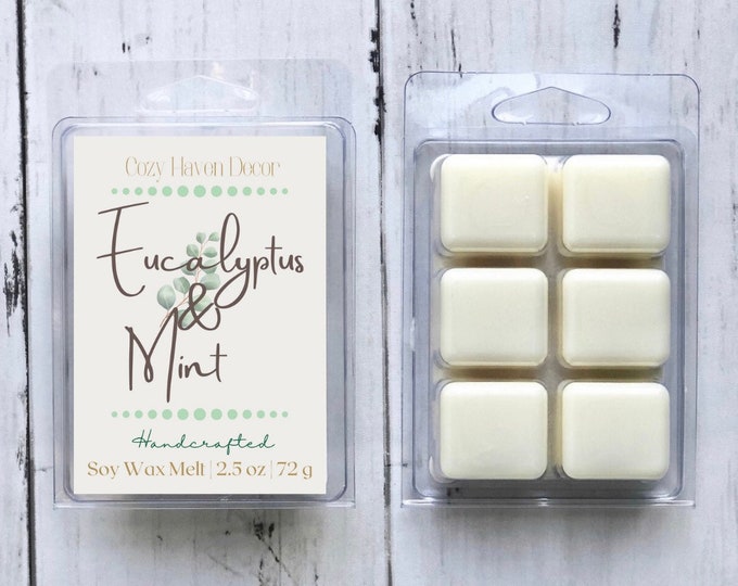 Eucalyptus & Mint | Soy Wax Melts | 2.5 oz