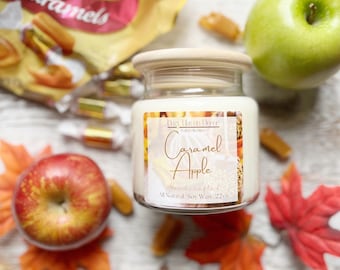Caramel Apple | Soy Wax Candle | Double Wick 22 oz