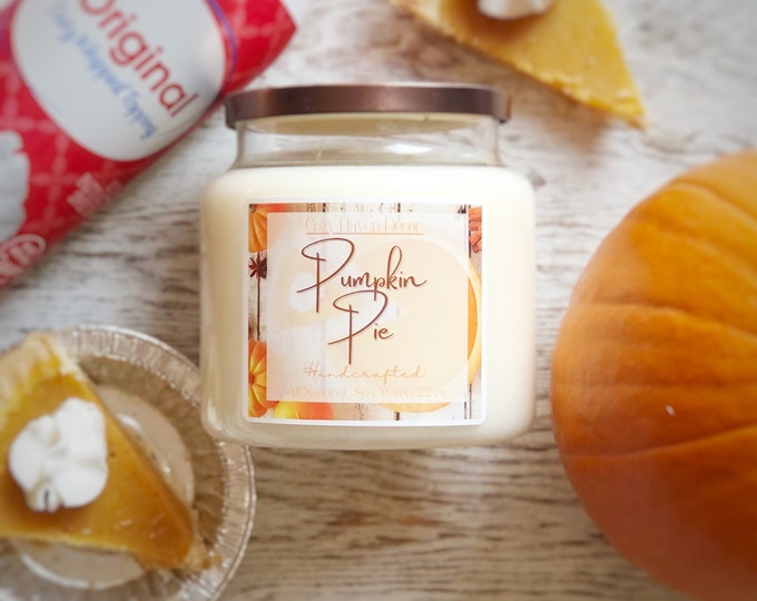 Pumpkin Pie | Soy Wax Candle | Double Wick 22 oz