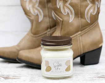 Saddle Shop | Soy Candle | Mason Jar | 8 oz