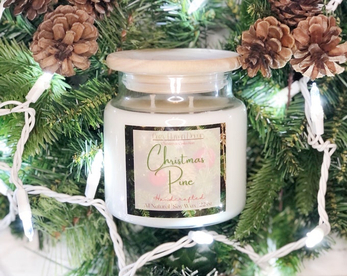 Christmas Pine | Soy Wax Candle | 22 oz Double Wick