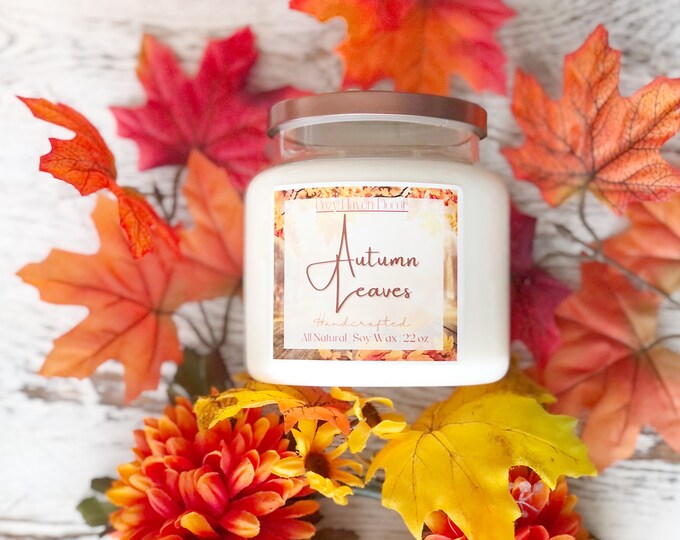 Autumn Leaves | Soy Wax Candle | Double Wick 22 oz