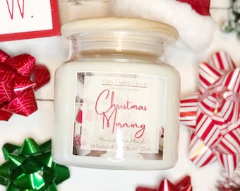 Christmas Morning | Soy Wax Candle | 22 oz Double Wick