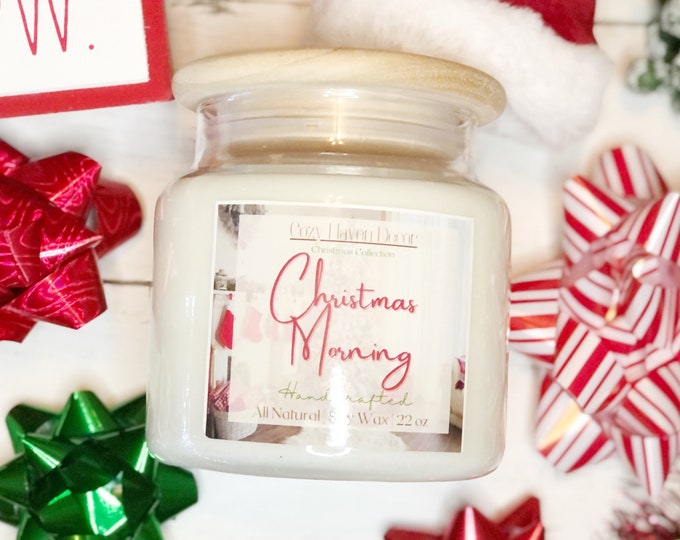 Christmas Morning | Soy Wax Candle | 22 oz Double Wick