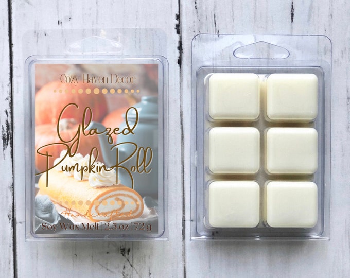 Glazed Pumpkin Roll | Soy Wax Melts | 2.5 oz
