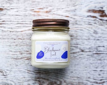 Bluebonnet Trail | Mason Jar | Soy Candle 8 oz