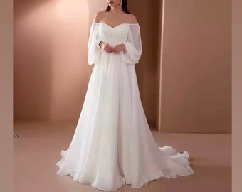 off white fancy dresses