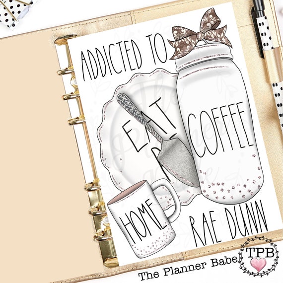 Farmhouse Planner Dashboard Planner Cover A5 Insert Insert | Etsy