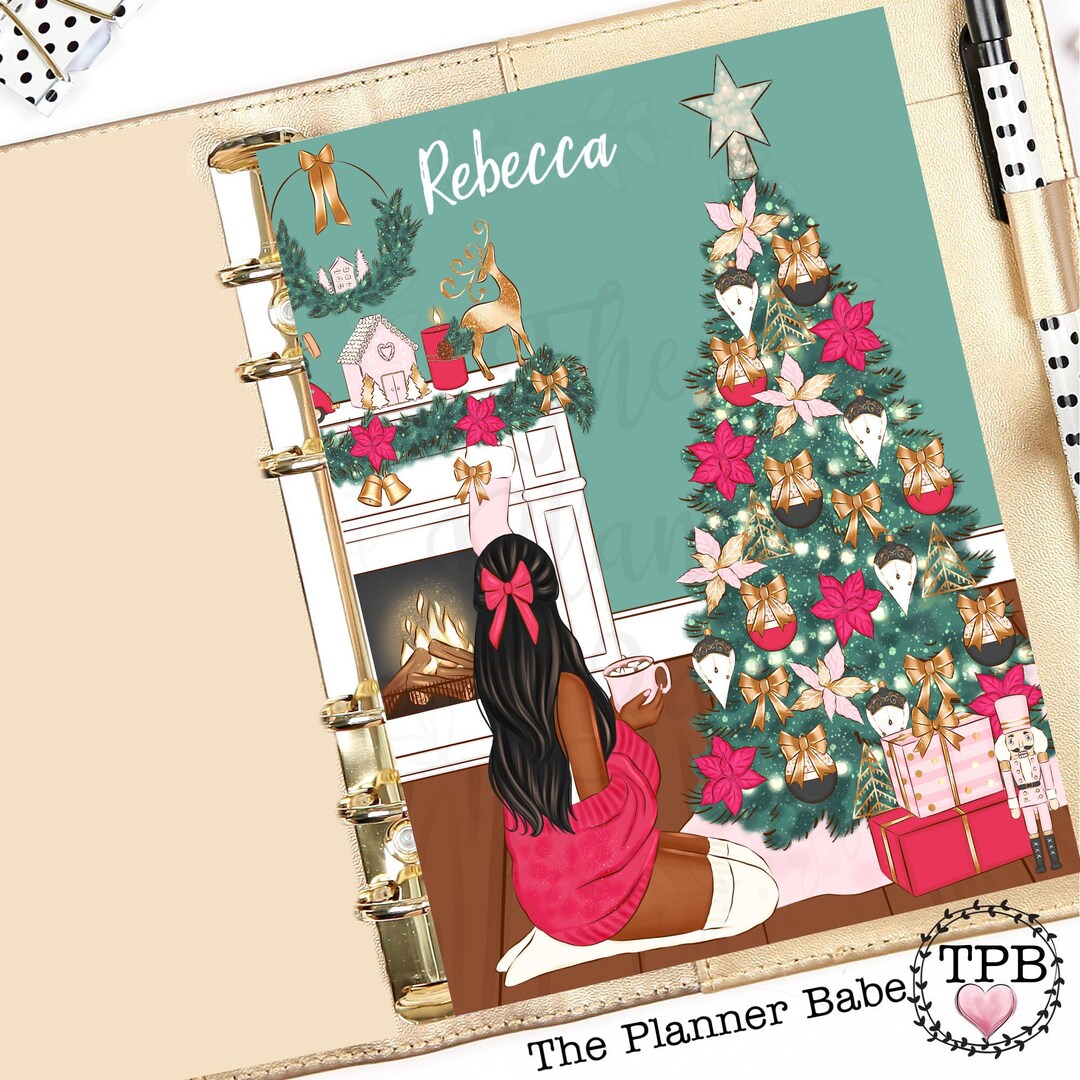 Christmas Tree Dashboard Planner Cover A5 Insert GM MM PM Etsy