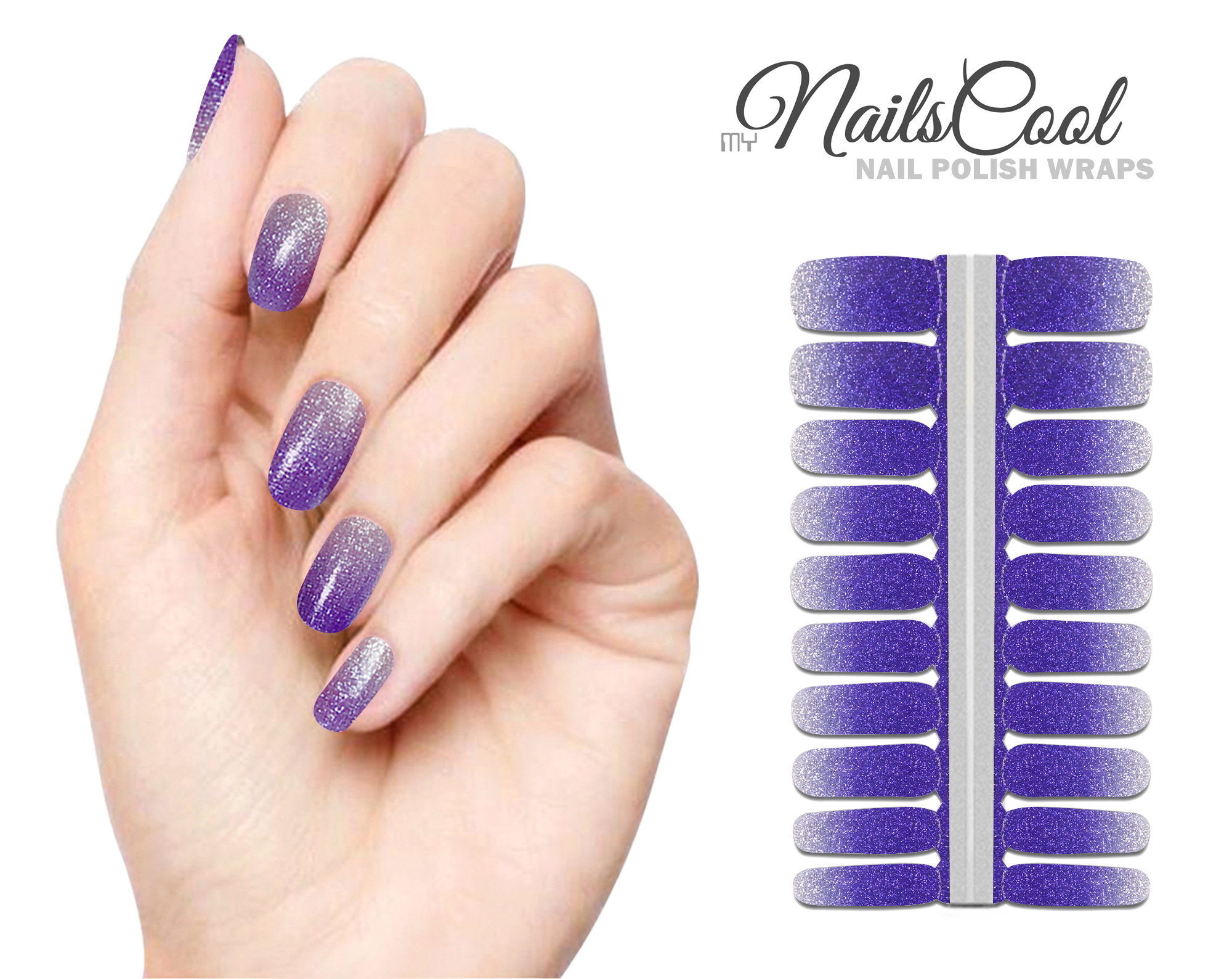 Kit 6 Vernis Semi-permanent Pailleté - Argent, Gris, Jaune, Rose, Violet, Marin - Neuf