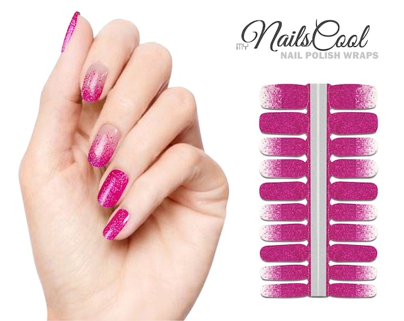 fuchsia color nail designs