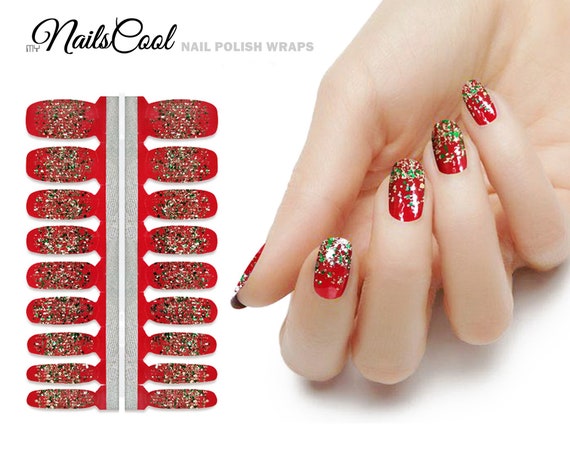 70 Stylish Nail Art Ideas To Try Now : Red Colour Block Short Nails
