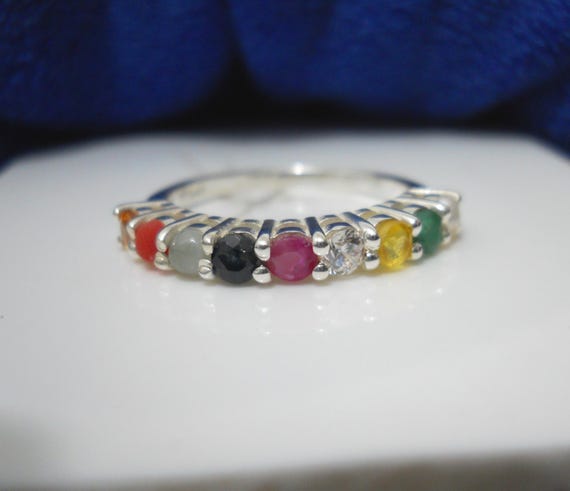 Bague Argent Sterling Neuve - Marque CB, Taille 58, Sertie, Sans Emballage