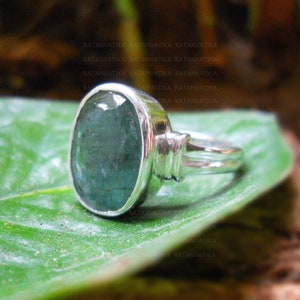 Natural Emerald Ring, Astrological Ring, Men Ring, everyday wear, 925 Sterling Silver, Panchadhatu Handmade Ring, Birthstone Gift For Him