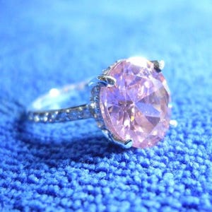 Padparadscha Sapphire Ring, 18k Gold Plated 925 Sterling Silver Ring, Handmade  Solitaire Ring, Gemstone Ring, Wedding Ring, Gift For Her