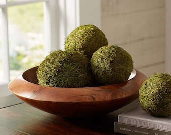 Large Preserved Moss Balls Real Preserved Moss Decorative Moss