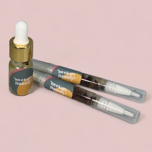 Homemade Vegan Cuticle Oil • Available in 3ML pens & 10ML dropper bottles • Perfect gifts •